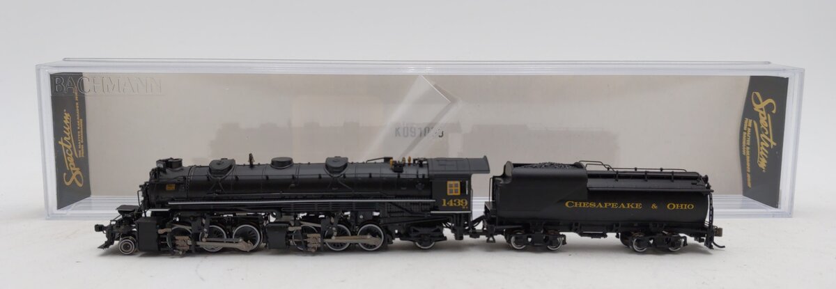 Bachmann 82675 N C&O H-4 2-6-6-2 Steam Locomotive & Tender #1439 w/DCC