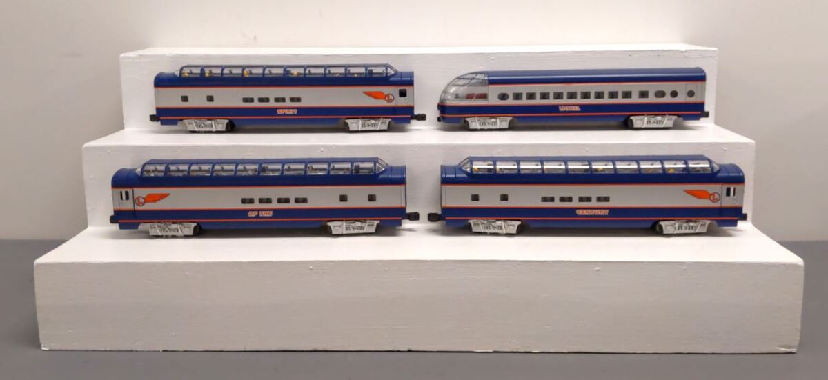 Lionel 6-39109 O Spirit of Century Aluminum 4-Car Set LN/Box