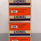 Lionel 6-39109 O Spirit of Century Aluminum 4-Car Set LN/Box