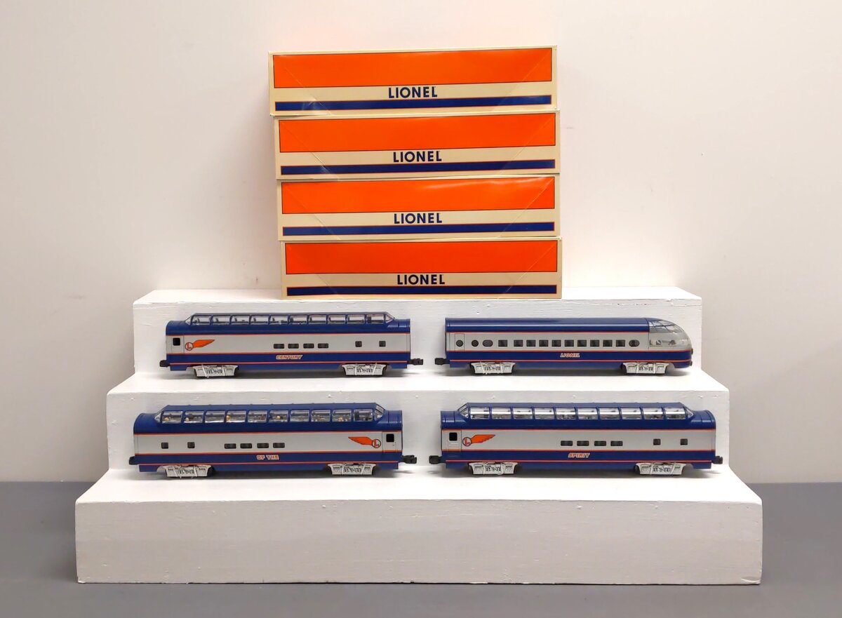 Lionel 6-39109 O Spirit of Century Aluminum 4-Car Set LN/Box