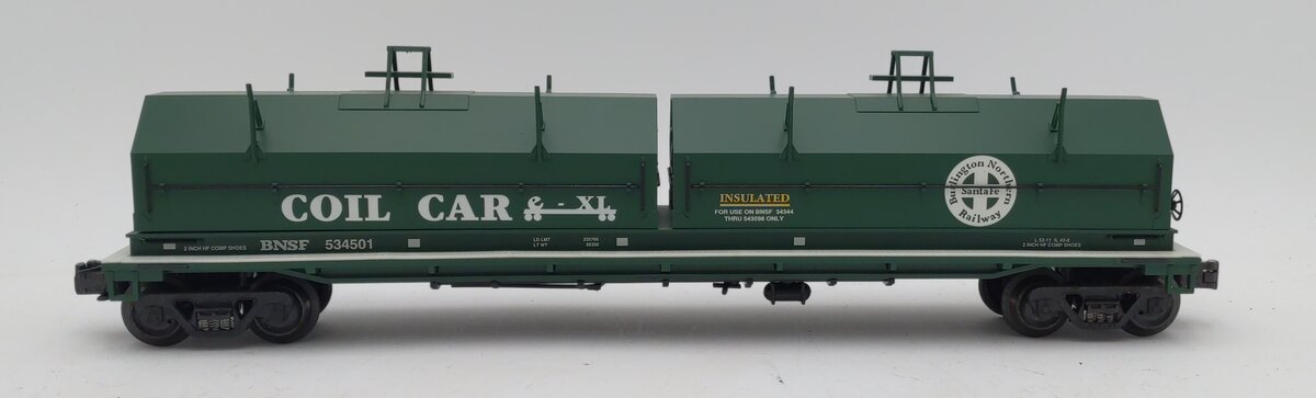 K-Line K676-11731 O Gauge Burlington Northern Santa Fe Coil Car #534501 LN/Box