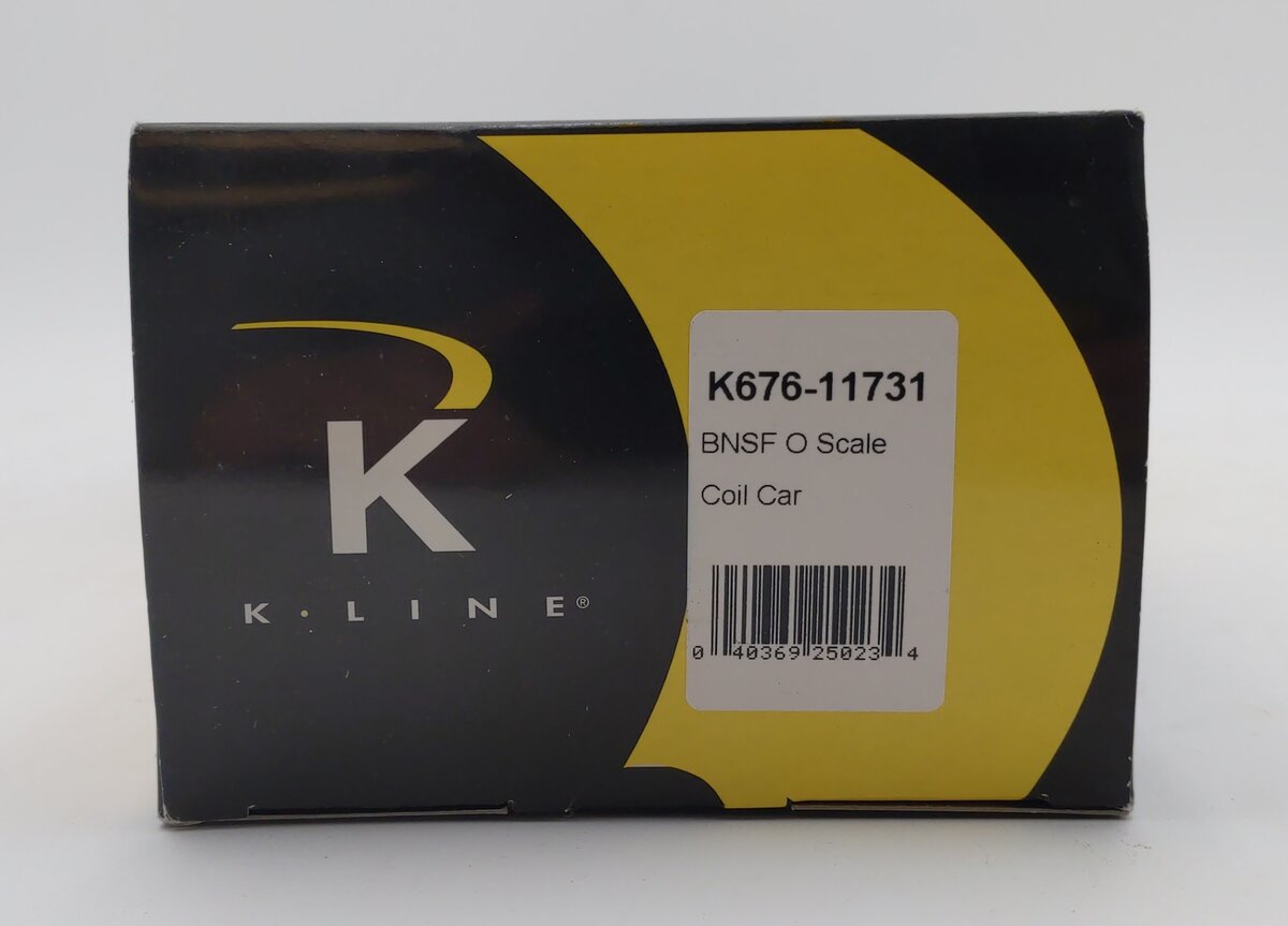 K-Line K676-11731 O Gauge Burlington Northern Santa Fe Coil Car #534501 LN/Box