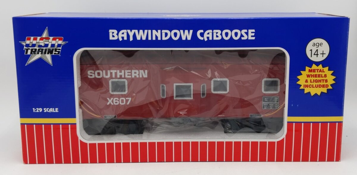 USA Trains 12062 G Southern Baywindow Caboose - Metal Wheels