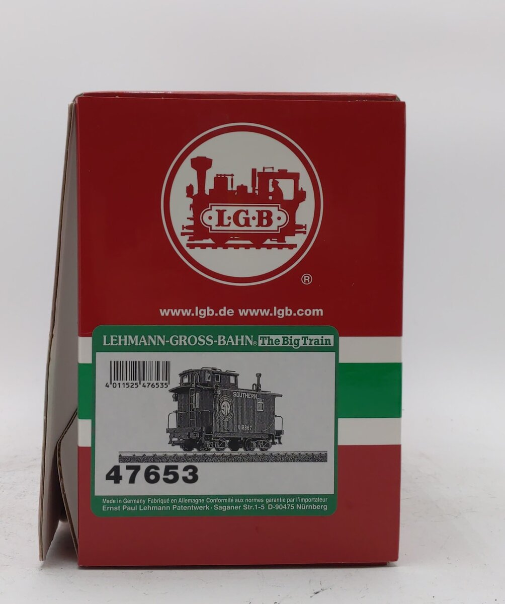 LGB 47653 G Scale Southern Wood Caboose #12867