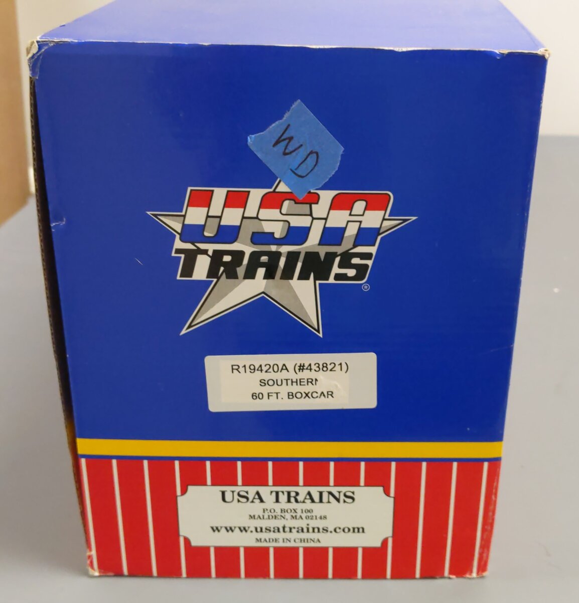 USA Trains R19420A G Southern 60' Steel Single-Door Boxcar w/Cushioned Coupler
