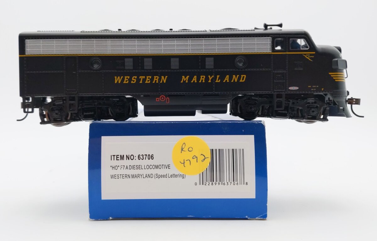 Bachmann 63706 HO Western Maryland F7A Diesel Locomotive
