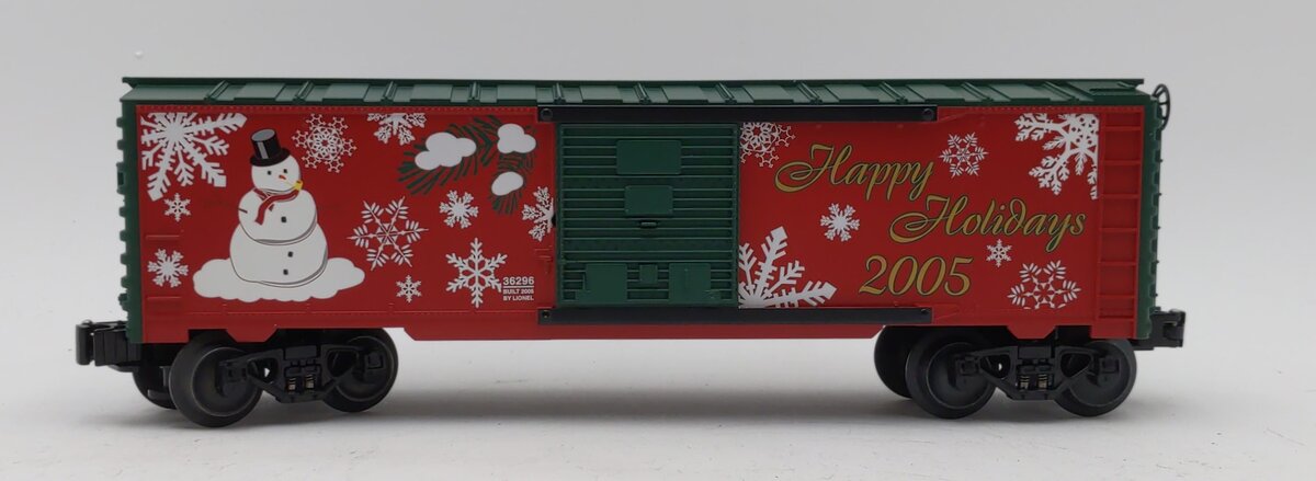 Lionel 6-36296 O Gauge 2005 Christmas Boxcar LN/Box