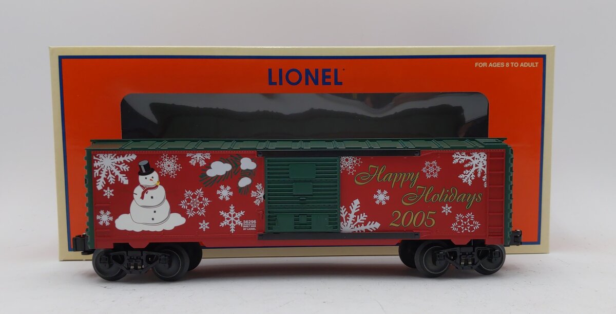 Lionel 6-36296 O Gauge 2005 Christmas Boxcar NIB – Trainz