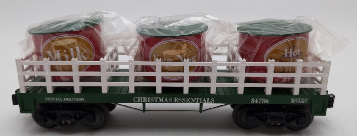 Lionel 6-84786 O Christmas Essentials Barrel Car LN/Box