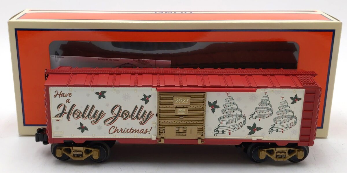 Lionel 2128180 O 2021 Christmas Music Car