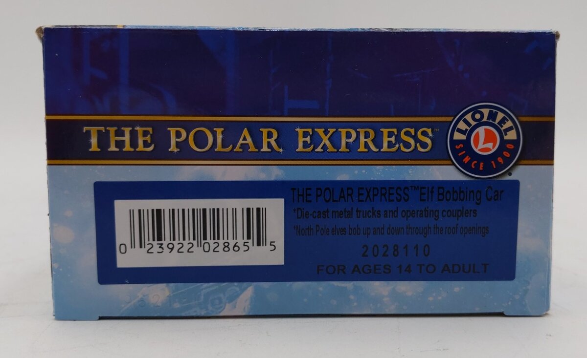 Lionel 2028110 O The Polar Express Elf Bobbing Car