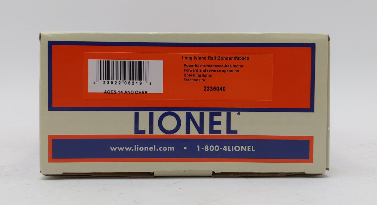 Lionel 2335040 O Long Island Railroad TMCC Rail Bonder #35040