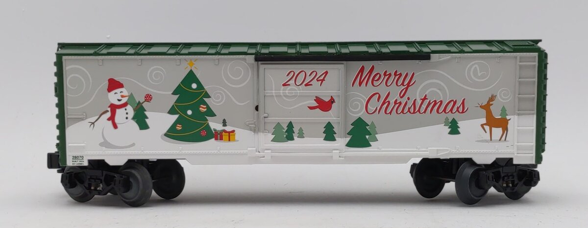 Lionel 2428070 O 2024 Christmas Boxcar LN/Box