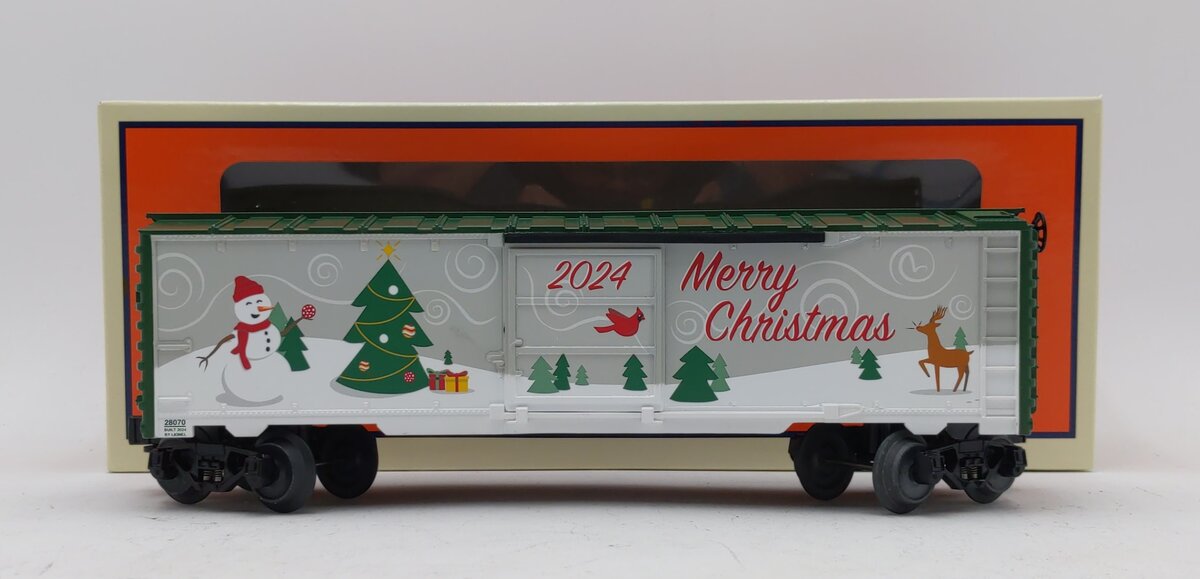 Lionel 2428070 O 2024 Christmas Boxcar LN/Box
