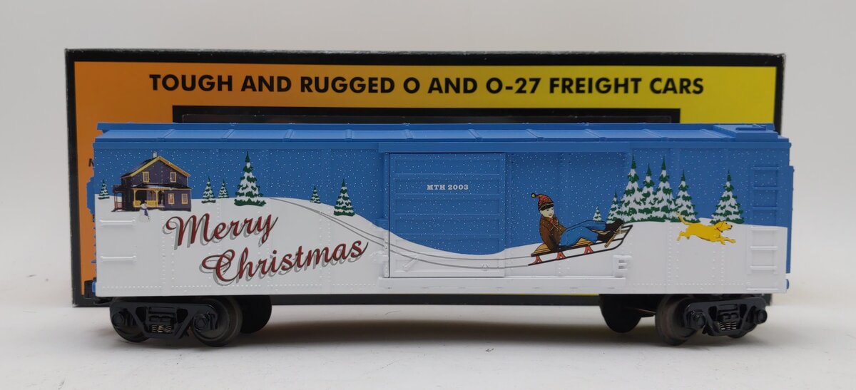 MTH 30-74115 O Gauge 2003 Holiday Box Car