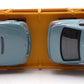 MTH 30-76679 O Frisco Auto Carrier Flat Car with BMW 7-Series Sedans