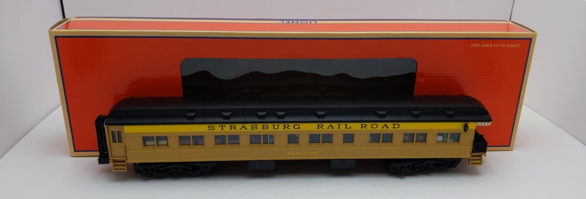 Lionel 2227010 O Strasburg Railroad Paradise Observation Car