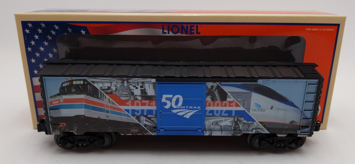 Lionel 2138040 O Amtrak 50th Anniversary Box Car