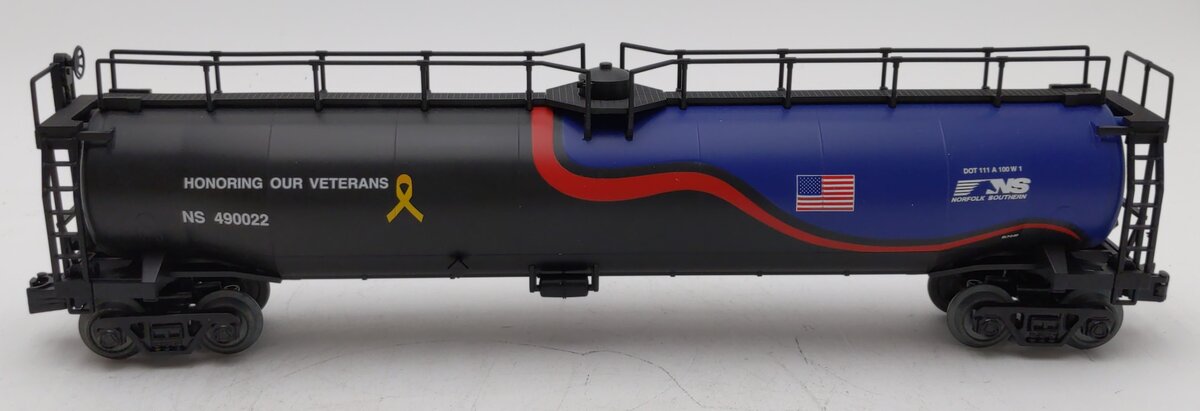 MTH 30-73518 O Norfolk Southern RailKing 33K Gallon Tank Car #490022 EX/Box