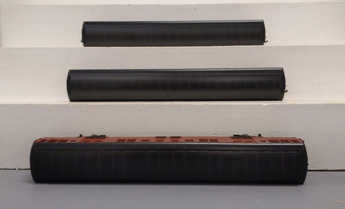 MTH 20-2675-3 O BMT 2500 Series 3-Car Subway Set Add-On Non-Powered (Set of 3) LN