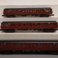 MTH 20-2675-3 O BMT 2500 Series 3-Car Subway Set Add-On Non-Powered (Set of 3)