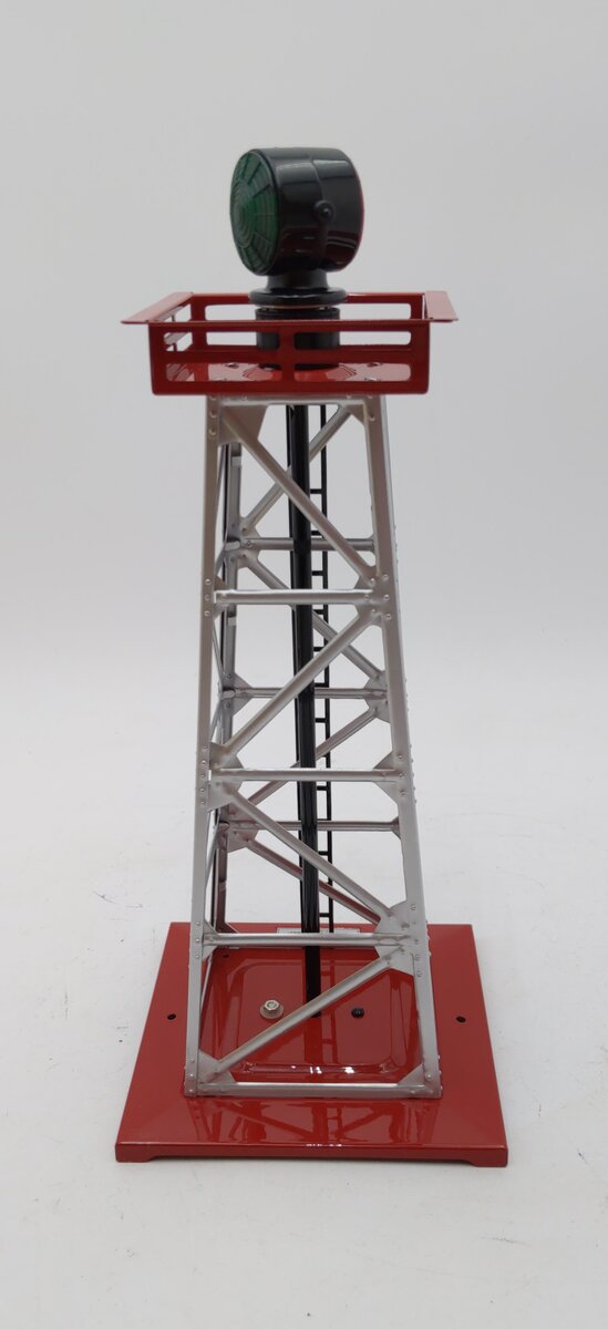 MTH 30-9033 O Gauge #394 Operating Red & Green Rotating Aircraft Beacon LN/Box