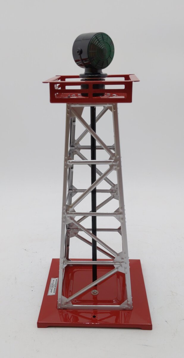 MTH 30-9033 O Gauge #394 Operating Red & Green Rotating Aircraft Beacon LN/Box