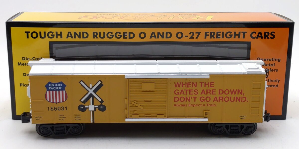 MTH 30-71118 O Union Pacific Boxcar with Blinking LED #186031