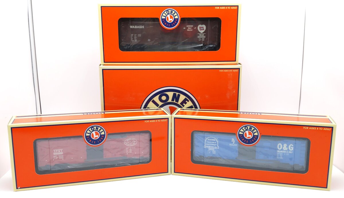 Lionel 6-39211 O Gauge 6464 Archive Box Cars (Set of 3) LN/Box