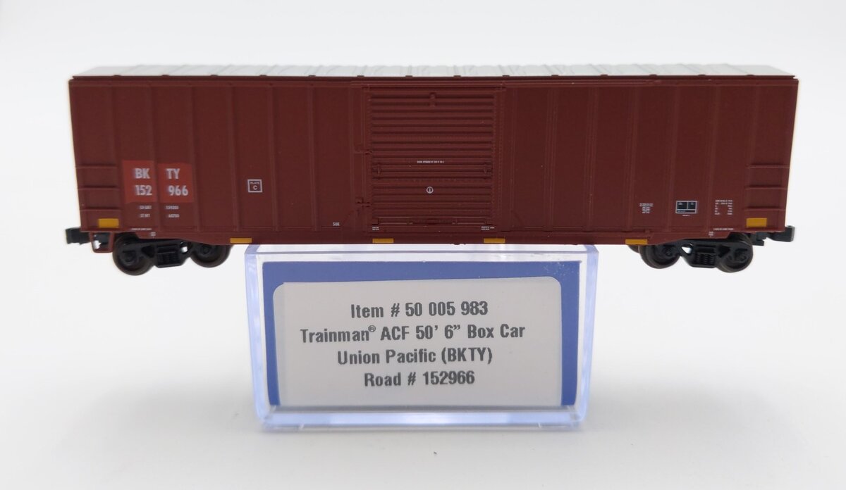 Atlas 50005983 N Union Pacific Trainman ACF 50' 6" Box Car BKTY #152966