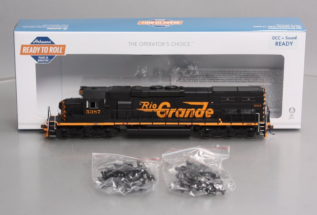 Athearn 86692 HO Denver & Rio Grande Western RTR SD40T-2 Diesel Locomotive #5387