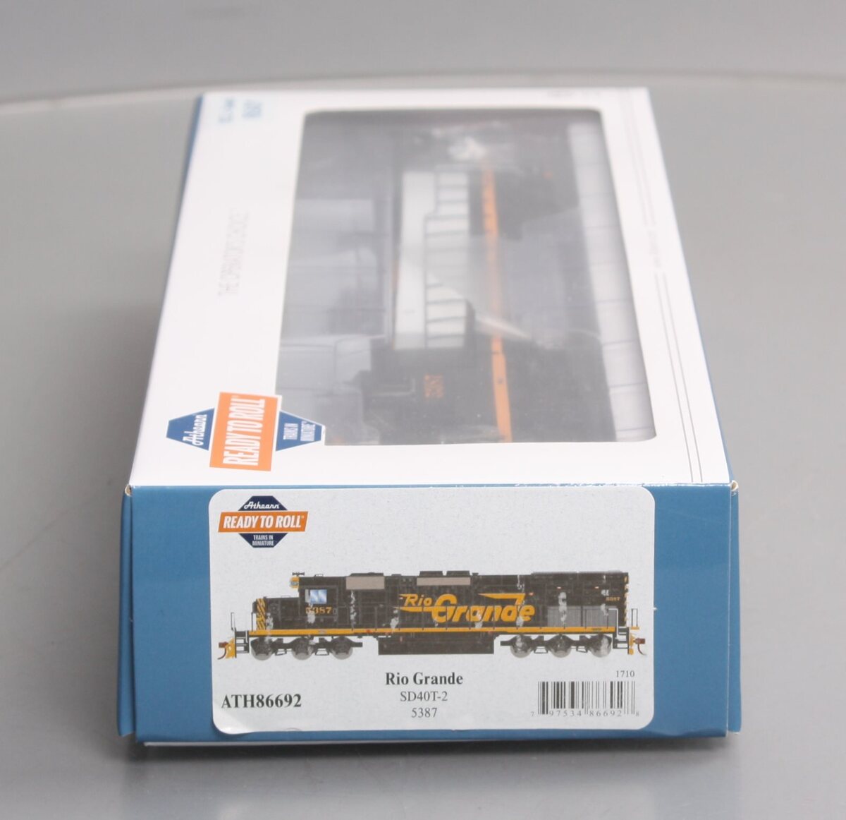 Athearn 86692 HO Denver & Rio Grande Western RTR SD40T-2 Diesel Locomotive #5387