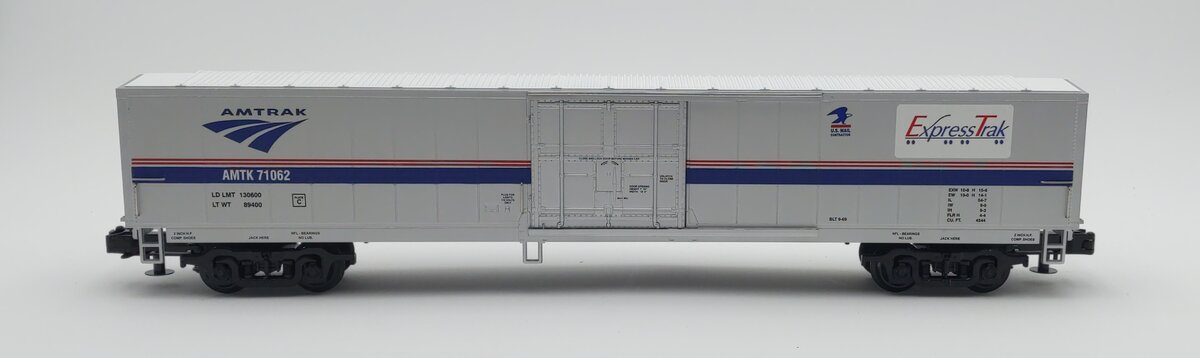 MTH 20-93126 Amtrak Mail Box Car #71062 LN/Box