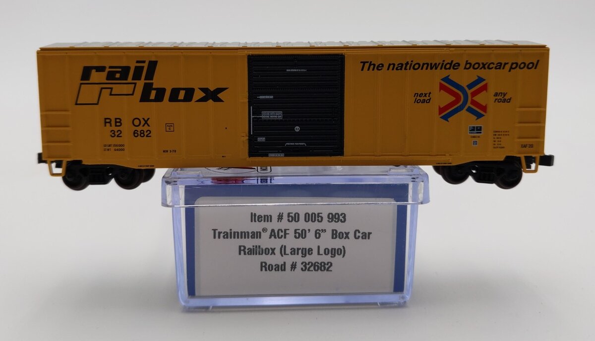 Atlas 50005993 N Railbox Trainman ACF 50' 6" Box Car #32682