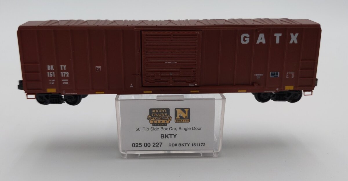 Micro-Trains 02500227 N BKTY 50' Boxcar #151172