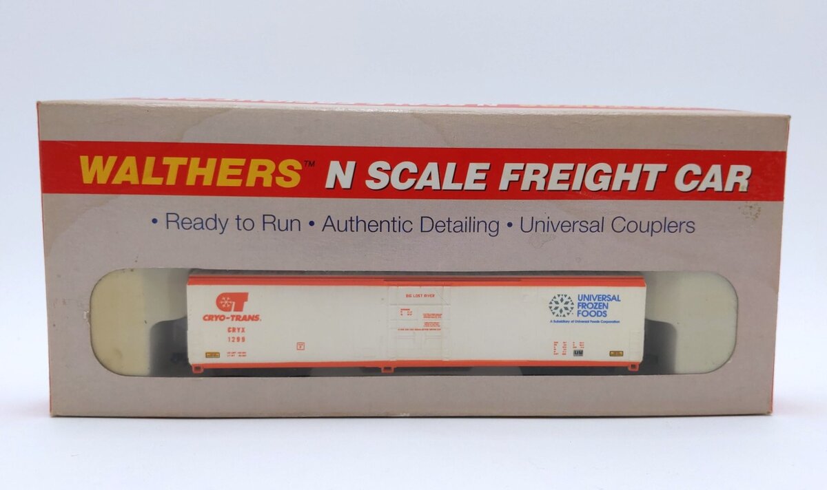 Walthers 932-8006 N Scale Universal Foods Cryo-Trains 70' Cryogenic Reefer #1299