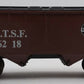 K-Line K6218 O Gauge AT&SF 2-Bay Hopper