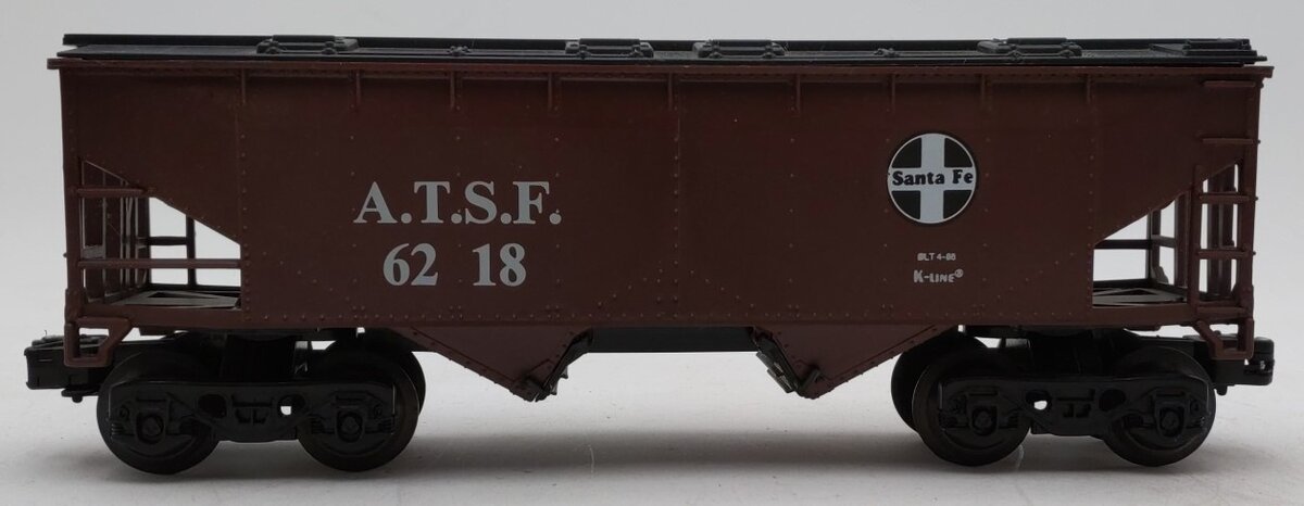K-Line K6218 O Gauge AT&SF 2-Bay Hopper