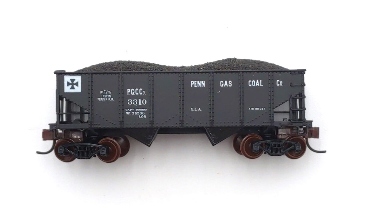 Bowser 37610 N Penn Gas Coal Co Pennsylvania Class GLa 2-Bay Open Hopper #3310
