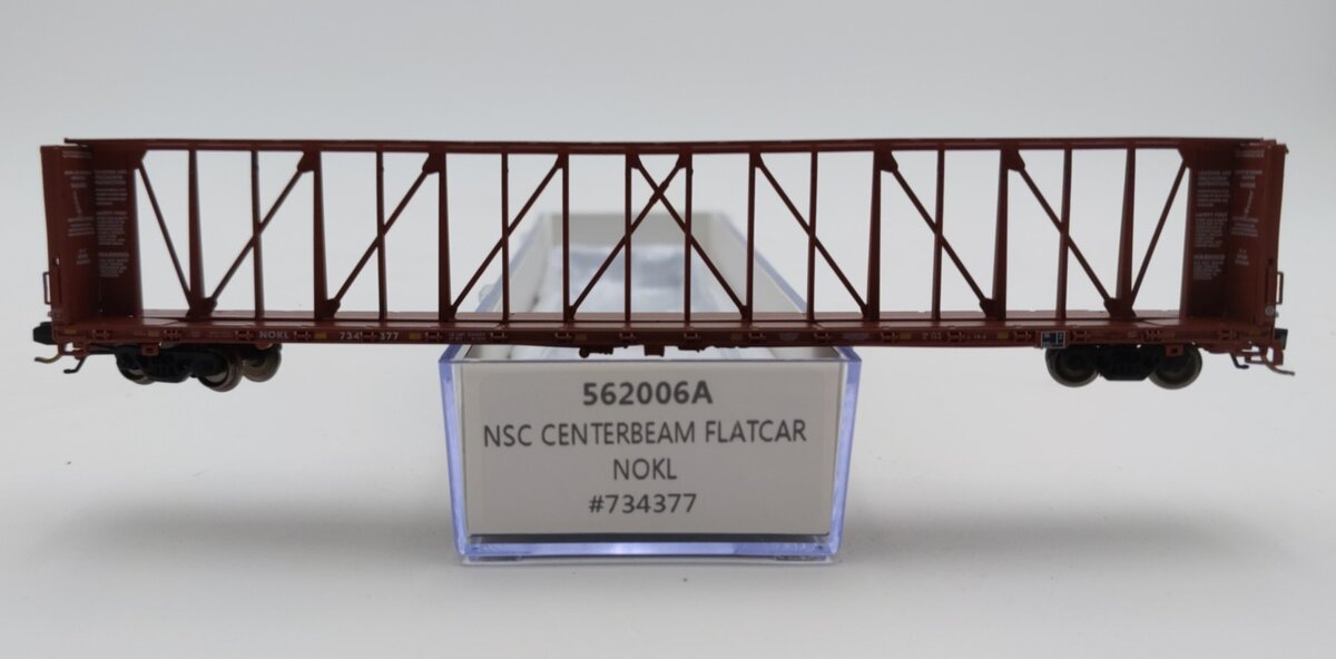 Rapido Trains 562006A N Northwestern Oklahoma NSC Centerbeam Flatcar #734377