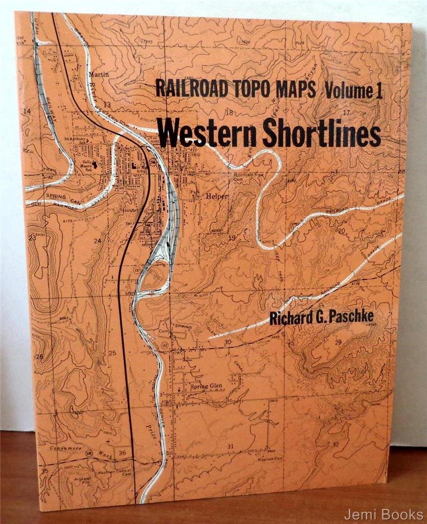 Railroad Topo Maps, Vol. 1: Western Shorelines - Softcover LN