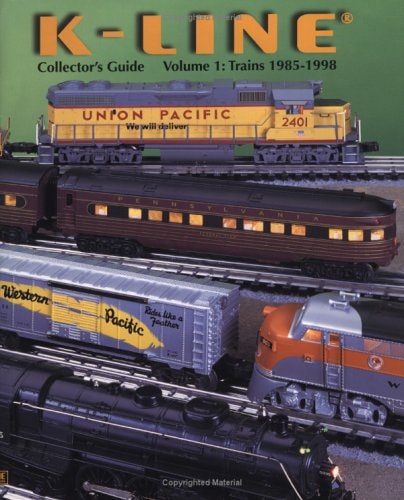 K-LINE Collector's Guide: Trains 1985-1998 Hardcover LN