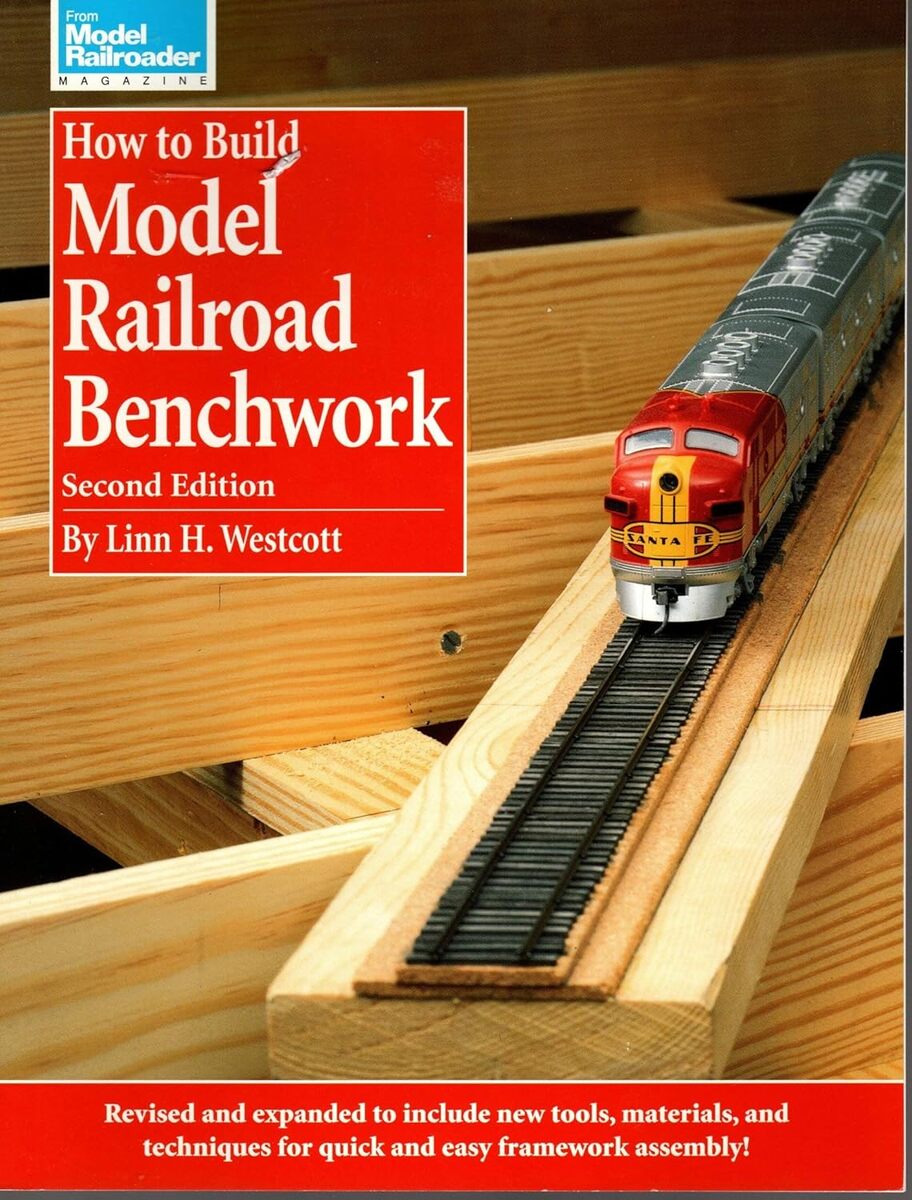 Model Railroader How to Build Model Railroad Benchwork, 2nd Edition Paperback Bk VG