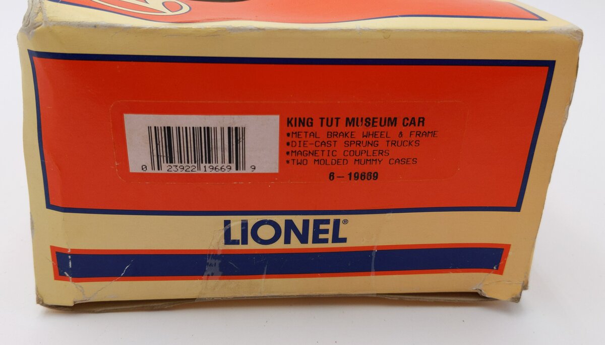 Lionel 6-19669 O Gauge King Tut Museum Car #9660