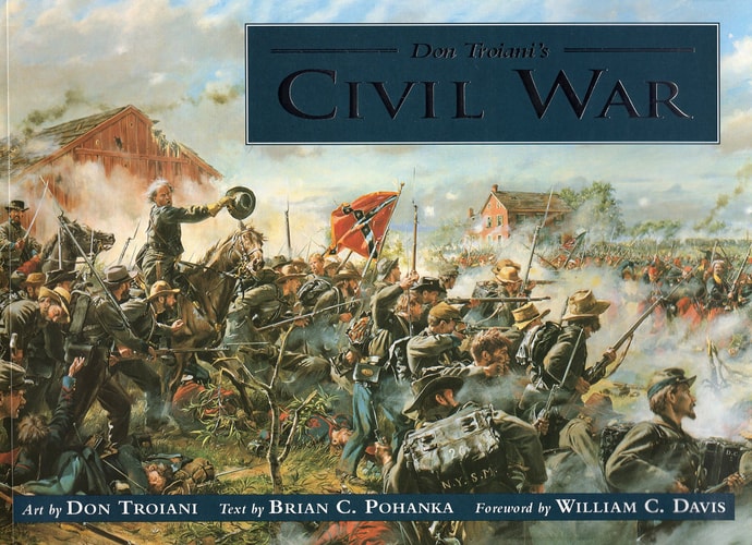 Don Troiani's Civil War Hardcover Book VG
