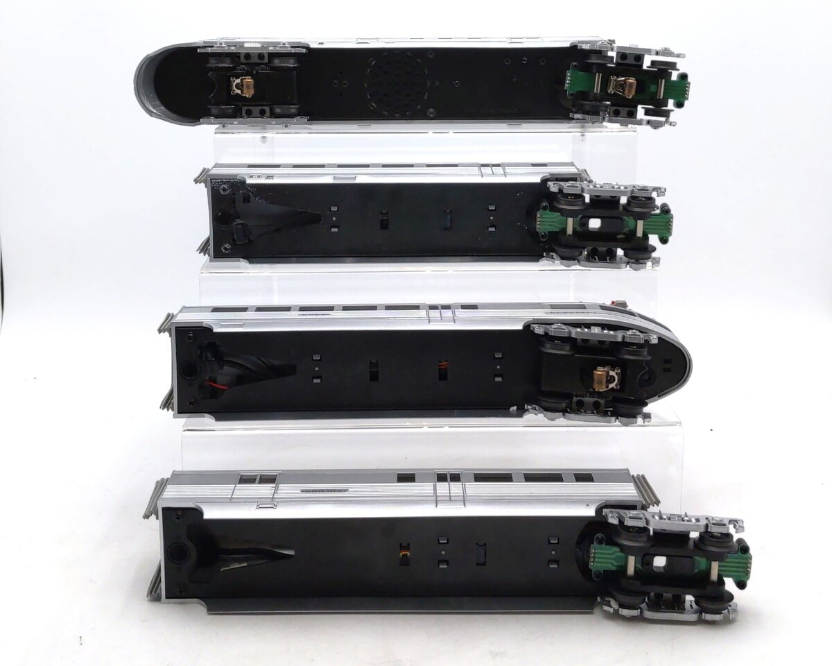 MTH 30-2186-1 O Burlington Pioneer Zephyr Diesel Passenger Train Set w/PS1 EX