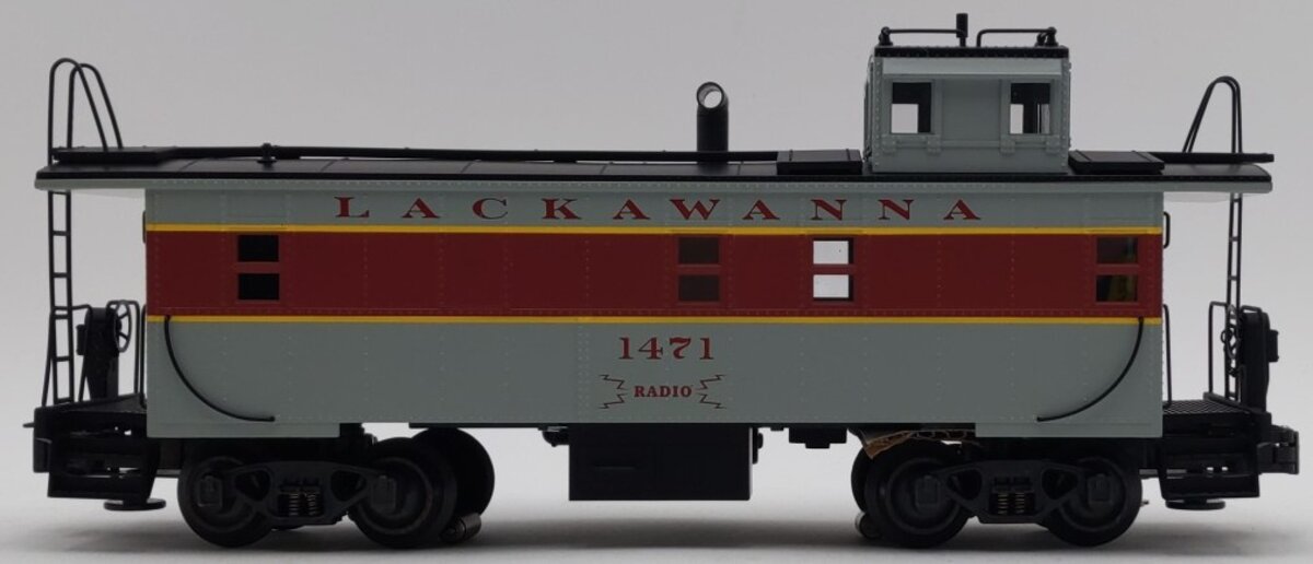 K-Line K617-1471 O Gauge Lackawanna Steel Illuminated Caboose #1471 LN/Box