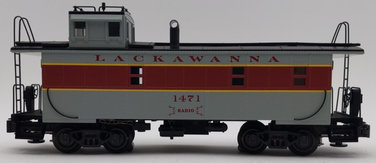 K-Line K617-1471 O Gauge Lackawanna Steel Illuminated Caboose #1471 LN/Box