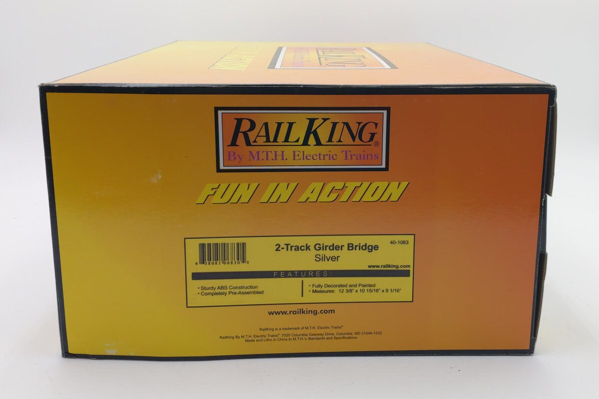 MTH 40-1063 2-Track Silver Girder Bridge