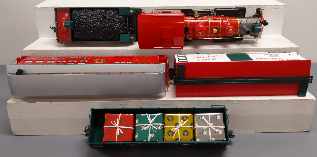 Bachmann 90047 G Scale Wonderland Flyer Steam Starter Train Set EX/Box